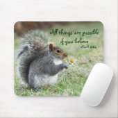 デイジーの印の9:23の詩のリス マウスパッド (マウス)