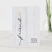 デイジーの友よ感謝していり花 カード (正面)