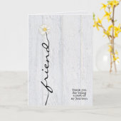 デイジーの友よ感謝していり花 カード (黄色い花)