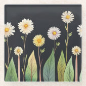 デイジーの夜 ガラスコースター (正面)