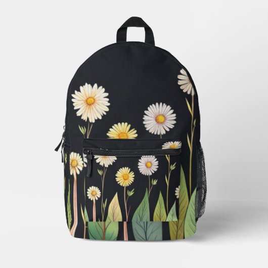 デイジーの夜 プリントバックパック (正面)