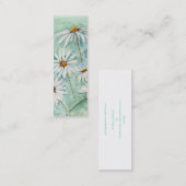 「デイジーの小さいしおり スキニー名刺 (正面/裏面)