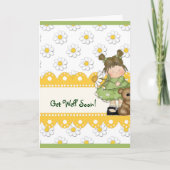 デイジーの幼児とテディよくカードを取得 カード (正面)