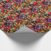 デイジーの数々のわら色の野の花 ラッピングペーパー (角)