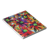 デイジーの数々のわら色の野草芸術 ノートパッド (アングル)