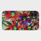 デイジーの数々のわら色の野草芸術 Case-Mate iPhoneケース (裏面(横))