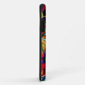 デイジーの数々のわら色の野草芸術 Case-Mate iPhoneケース (裏面/右)