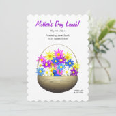 デイジーの昼食の母の日のバスケット 招待状 (スタンド正面)