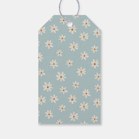 デイジーの最初の誕生日パーティー1ダーフル ギフトタグ (裏面)