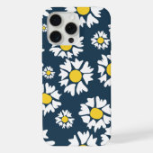 デイジーの模様, 花柄, 白いデイジー iPhoneケース (裏面)