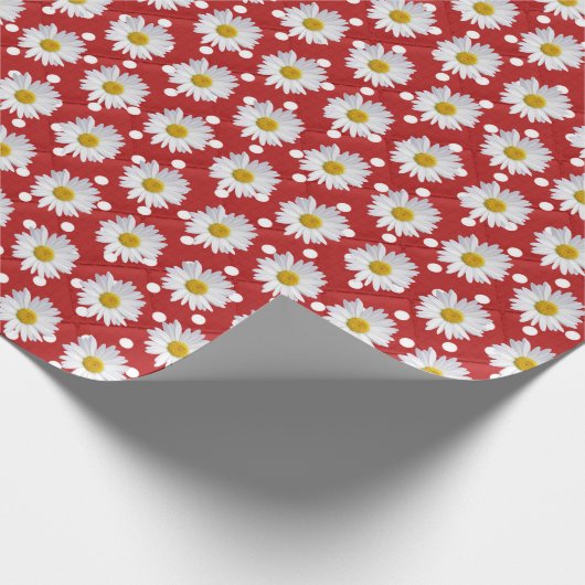 デイジーの水玉模様 ラッピングペーパー (角)