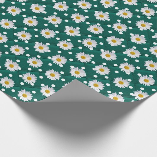 デイジーの水玉模様 ラッピングペーパー (角)