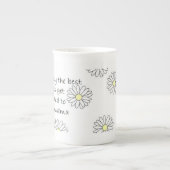 デイジーの祖母の骨灰磁器のマグ ボーンチャイナマグカップ (正面)