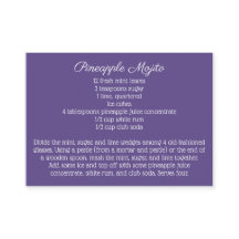 デイジーの紫色の結婚式の署名の飲み物のレシピ