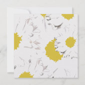 デイジーの結婚式招待状-花嫁及び新郎からの… 招待状 (裏面)