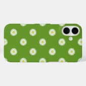 デイジーの緑の図パターン Case-Mate iPhoneケース (裏面 (横))