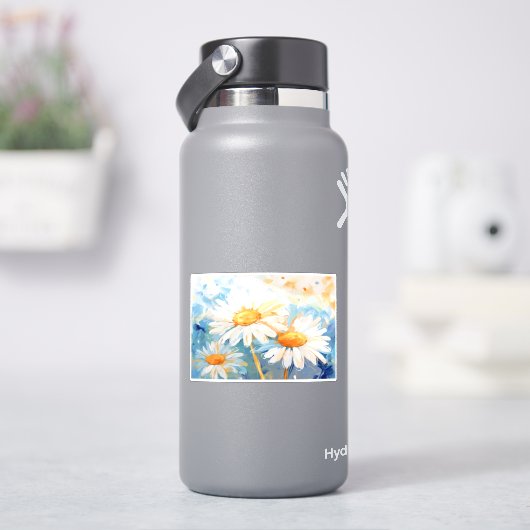 デイジーの背絵画景 シール (HydroFlask)