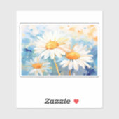 デイジーの背絵画景 シール (シート)