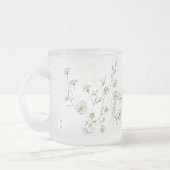 デイジーの色 – ホワイトウォーター色ダージー フロストグラスマグカップ (左)