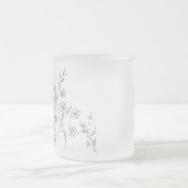 デイジーの色 – ホワイトウォーター色ダージー フロストグラスマグカップ (中央)