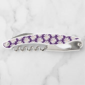 デイジーの花あなたの名前を追加パーソナライズされた ソムリエナイフ (裏面)