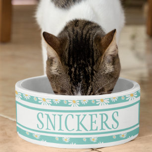 デイジーの花かわいいパーソナライズされた名前 ボウル