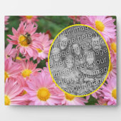 デイジーの花とのまわりに自分の写真を追加 フォトプラーク (正面)