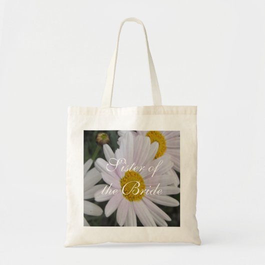デイジーの花の名入れバッグ トートバッグ (正面)