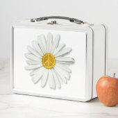 デイジーの花の心の平和のシンボルのサイン – Hippie メタルランチボックス (インサイチュ)