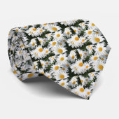 デイジーの花の成長する白 ネクタイ (ロール)