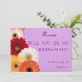 デイジーの花は私の花嫁招待状 招待状 (スタンド正面)