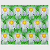 デイジーの花を包む紙 ラッピングペーパー (フラット)