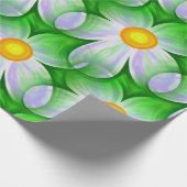 デイジーの花を包む紙 ラッピングペーパー (角)