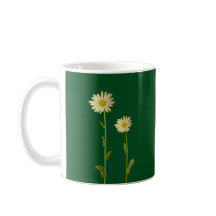 デイジーの花を緑の背景 – 夏