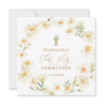 デイジーの花リースファーストホーリーコミュニオン