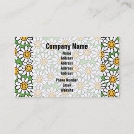 デイジーの花模様 名刺