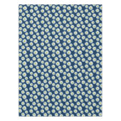 デイジーの花模様-花パターン テーブルクロス (正面)