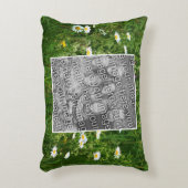 デイジーの花畑に写真を追加 アクセントクッション (正面(垂直))