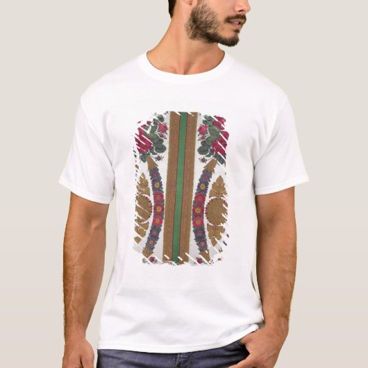 デイジーの花輪が付いている織物 Tシャツ (正面)