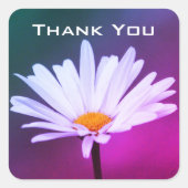 デイジーの花 スクエアシール (正面)