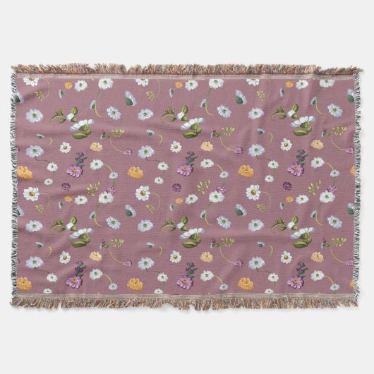 デイジーの花 3 スローブランケット (正面)