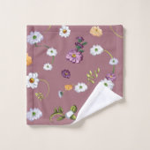 デイジーの花 3 バスタオルセット (ウォッシュタオル)