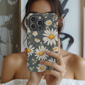 デイジーの花iPhone 14, 15タフケース,植物学 Case-Mate iPhoneケース