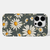 デイジーの花iPhone 14, 15タフケース,植物学 Case-Mate iPhoneケース (裏面 (横))