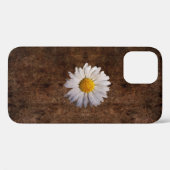デイジーの茶色の背景の花Case-Mate iPhon Case-Mate iPhoneケース (裏面 (横))