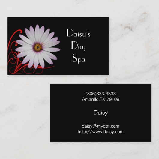 デイジーの華麗さの名刺 名刺 (正面/裏面)