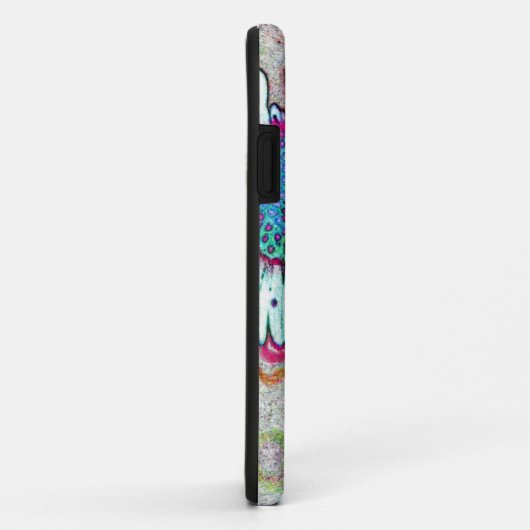 デイジーの虹のショッキングピンクの水の青のカラフル Case-Mate iPhoneケース (裏面/右)