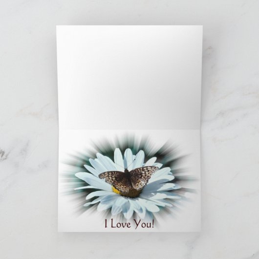 デイジーの蝶 カード (内部)