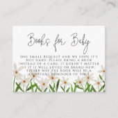 デイジーの赤ちゃんシャワー予約リクエスト エンクロージャーカード (正面)