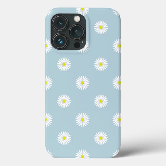 デイジーの青の図解パタ淡い色のーン Case-Mate iPhoneケース (裏面)